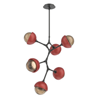 Cabochon LED Chandelier in Matte Black (404|CHB0093-VA-MB-B-001-L3-RE)