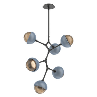 Cabochon LED Chandelier in Matte Black (404|CHB0093-VA-MB-B-001-L3-BU)