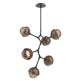 Cabochon LED Chandelier in Matte Black (404|CHB0093-VA-MB-B-001-L1-BB)