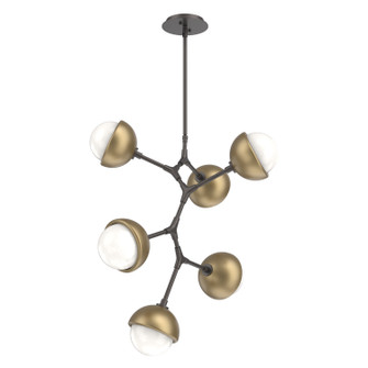 Cabochon LED Chandelier in Graphite (404|CHB0093-VA-GP-WL-001-L3-GB)