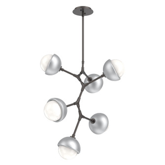 Cabochon LED Chandelier in Graphite (404|CHB0093-VA-GP-WL-001-L3-CS)