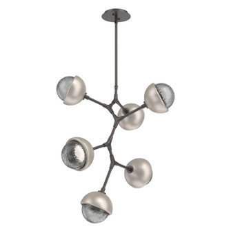 Cabochon LED Chandelier in Graphite (404|CHB0093-VA-GP-S-001-L3-BS)