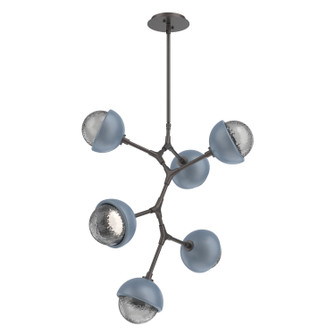 Cabochon LED Chandelier in Graphite (404|CHB0093-VA-GP-S-001-L1-BU)