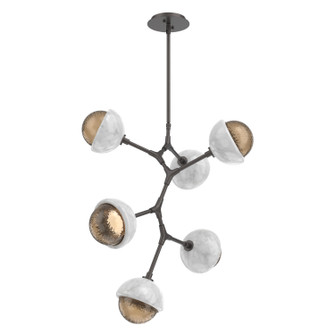 Cabochon LED Chandelier in Graphite (404|CHB0093-VA-GP-B-001-L3-WM)