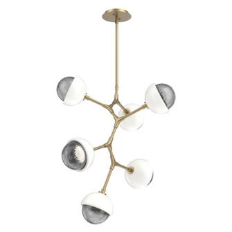 Cabochon LED Chandelier in Gilded Brass (404|CHB0093-VA-GB-S-001-L1-WI)