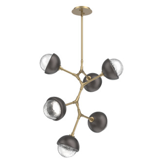 Cabochon LED Chandelier in Gilded Brass (404|CHB0093-VA-GB-C-001-L1-GP)