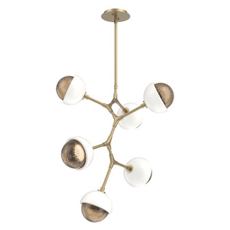 Cabochon LED Chandelier in Gilded Brass (404|CHB0093-VA-GB-B-001-L1-WI)