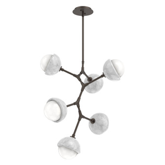 Cabochon LED Chandelier in Flat Bronze (404|CHB0093-VA-FB-WL-001-L3-WM)