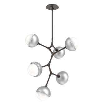 Cabochon LED Chandelier in Flat Bronze (404|CHB0093-VA-FB-WL-001-L3-CS)
