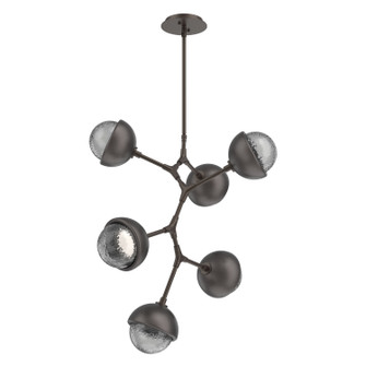 Cabochon LED Chandelier in Flat Bronze (404|CHB0093-VA-FB-S-001-L3-GP)