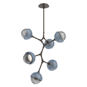 Cabochon LED Chandelier in Flat Bronze (404|CHB0093-VA-FB-S-001-L1-BU)