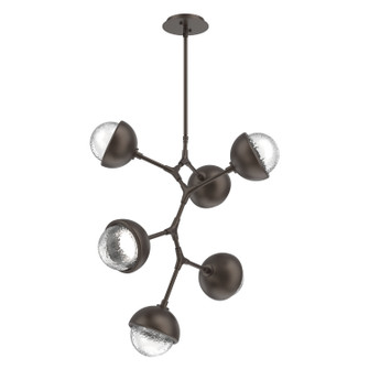 Cabochon LED Chandelier in Flat Bronze (404|CHB0093-VA-FB-C-001-L3-MS)