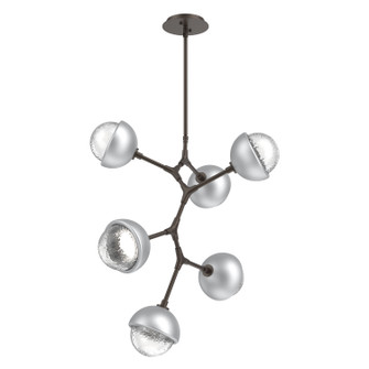 Cabochon LED Chandelier in Flat Bronze (404|CHB0093-VA-FB-C-001-L3-CS)