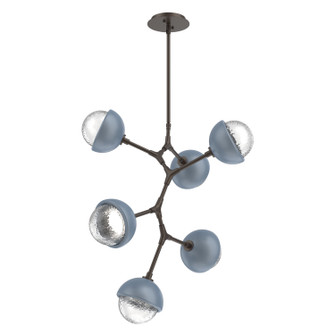 Cabochon LED Chandelier in Flat Bronze (404|CHB0093-VA-FB-C-001-L3-BU)