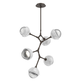 Cabochon LED Chandelier in Flat Bronze (404|CHB0093-VA-FB-C-001-L1-WM)