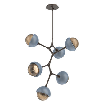 Cabochon LED Chandelier in Flat Bronze (404|CHB0093-VA-FB-B-001-L3-BU)