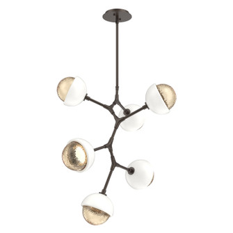 Cabochon LED Chandelier in Flat Bronze (404|CHB0093-VA-FB-A-001-L3-WI)