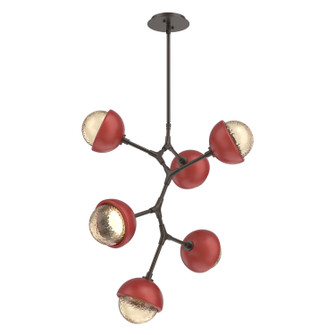 Cabochon LED Chandelier in Flat Bronze (404|CHB0093-VA-FB-A-001-L3-RE)