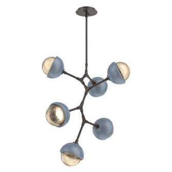 Cabochon LED Chandelier in Flat Bronze (404|CHB0093-VA-FB-A-001-L1-BU)
