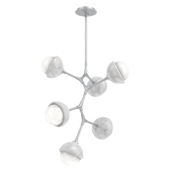 Cabochon LED Chandelier in Classic Silver (404|CHB0093-VA-CS-WL-001-L3-WM)