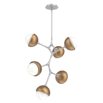 Cabochon LED Chandelier in Classic Silver (404|CHB0093-VA-CS-WL-001-L3-NB)