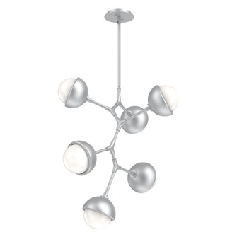 Cabochon LED Chandelier in Classic Silver (404|CHB0093-VA-CS-WL-001-L3-MS)