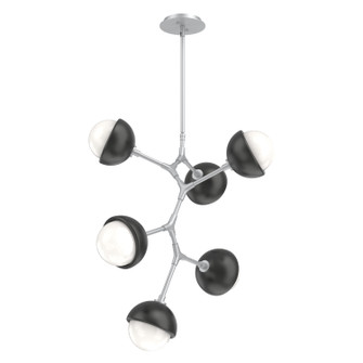 Cabochon LED Chandelier in Classic Silver (404|CHB0093-VA-CS-WL-001-L3-MB)