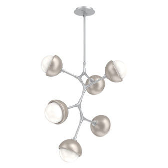 Cabochon LED Chandelier in Classic Silver (404|CHB0093-VA-CS-WL-001-L3-BS)
