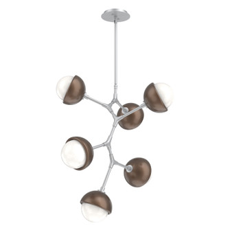 Cabochon LED Chandelier in Classic Silver (404|CHB0093-VA-CS-WL-001-L3-BB)