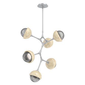 Cabochon LED Chandelier in Classic Silver (404|CHB0093-VA-CS-S-001-L3-TR)