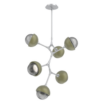 Cabochon LED Chandelier in Classic Silver (404|CHB0093-VA-CS-S-001-L3-GE)