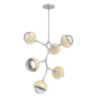 Cabochon LED Chandelier in Classic Silver (404|CHB0093-VA-CS-C-001-L3-TR)