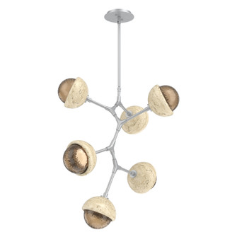 Cabochon LED Chandelier in Classic Silver (404|CHB0093-VA-CS-B-001-L3-TR)
