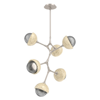 Cabochon LED Chandelier in Beige Silver (404|CHB0093-VA-BS-S-001-L1-TR)
