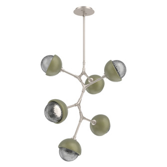Cabochon LED Chandelier in Beige Silver (404|CHB0093-VA-BS-S-001-L1-GE)