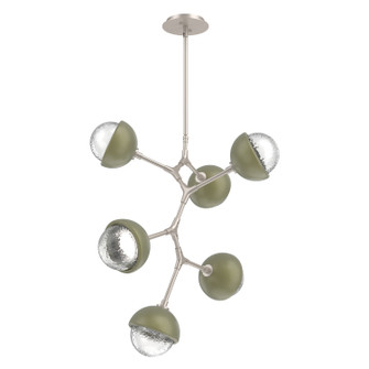 Cabochon LED Chandelier in Beige Silver (404|CHB0093-VA-BS-C-001-L1-GE)