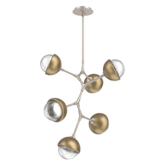 Cabochon LED Chandelier in Beige Silver (404|CHB0093-VA-BS-C-001-L1-GB)