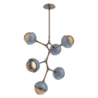 Cabochon LED Chandelier in Burnished Bronze (404|CHB0093-VA-BB-B-001-L1-BU)