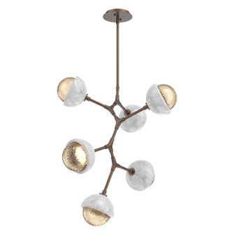 Cabochon LED Chandelier in Burnished Bronze (404|CHB0093-VA-BB-A-001-L1-WM)