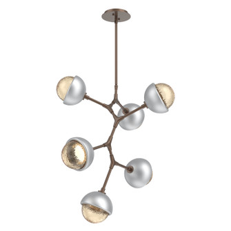 Cabochon LED Chandelier in Burnished Bronze (404|CHB0093-VA-BB-A-001-L1-CS)
