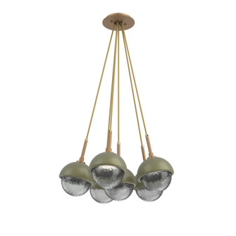Cabochon LED Pendant in Novel Brass (404|CHB0093-0F-NB-S-C01-L3-GE)