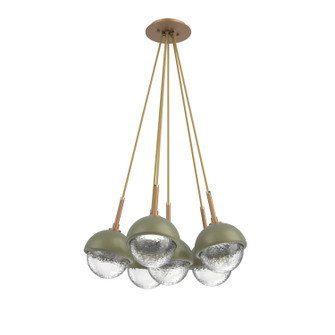 Cabochon LED Pendant in Novel Brass (404|CHB0093-0F-NB-C-C01-L3-GE)