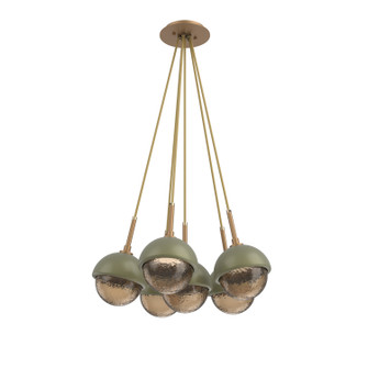 Cabochon LED Pendant in Novel Brass (404|CHB0093-0F-NB-B-C01-L3-GE)