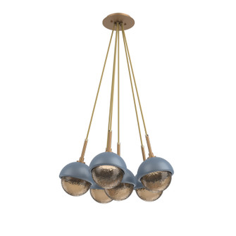Cabochon LED Pendant in Novel Brass (404|CHB0093-0F-NB-B-C01-L3-BU)