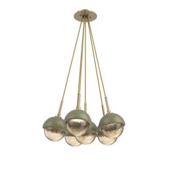 Cabochon LED Pendant in Gilded Brass (404|CHB0093-0F-GB-A-C01-L1-GE)