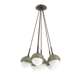 Cabochon LED Pendant in Flat Bronze (404|CHB0093-0F-FB-WL-C01-L3-GE)