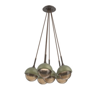 Cabochon LED Pendant in Flat Bronze (404|CHB0093-0F-FB-B-C01-L3-GE)