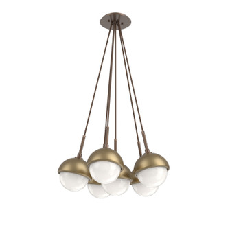 Cabochon LED Pendant in Burnished Bronze (404|CHB0093-0F-BB-WL-C01-L3-GB)