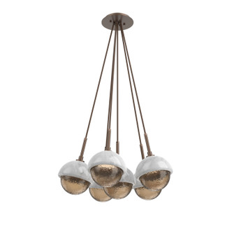 Cabochon LED Pendant in Burnished Bronze (404|CHB0093-0F-BB-B-C01-L1-WM)