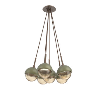 Cabochon LED Pendant in Burnished Bronze (404|CHB0093-0F-BB-A-C01-L1-GE)